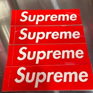 4 Supreme stickers